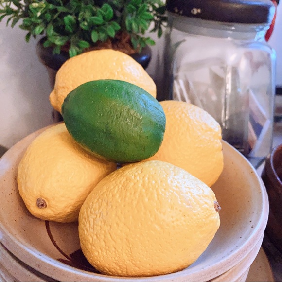life size realistic artificial lemons and lime heavy well made look real - Picture 1 of 4